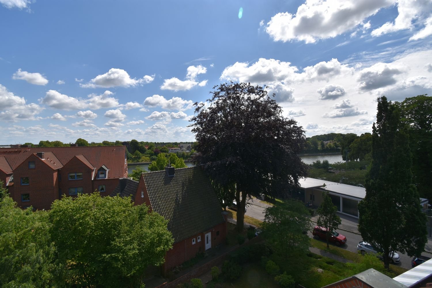 Ausblick aus dem Schlafzimmer